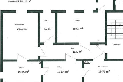 Wohnung Röbel/Müritz Müritz - 4 Zimmer, 115 m&sup2;, 850&euro; | Angebot:25226817