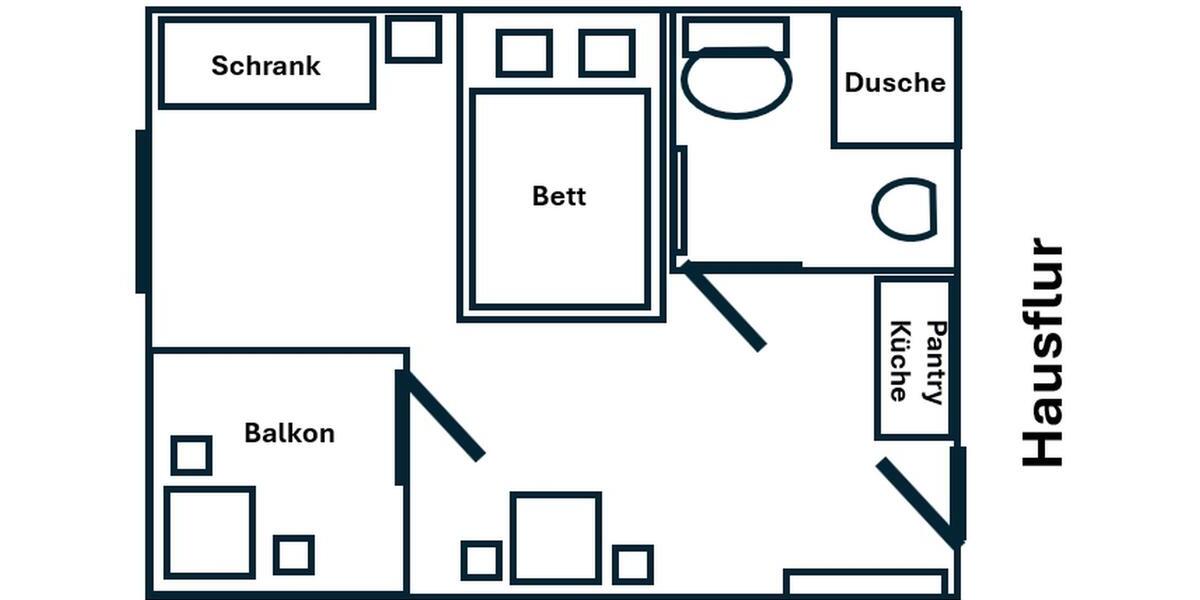Wohnen auf Zeit Hannover Ricklingen - 1 Zimmer, 19 m&sup2;, 440&euro; | Angebot:25950796