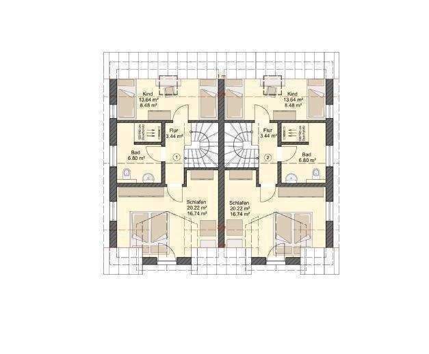 Etagenwohnung Fuhlendorf - 4 Zimmer, 94 m&sup2;, 990&euro; | Angebot:26079985