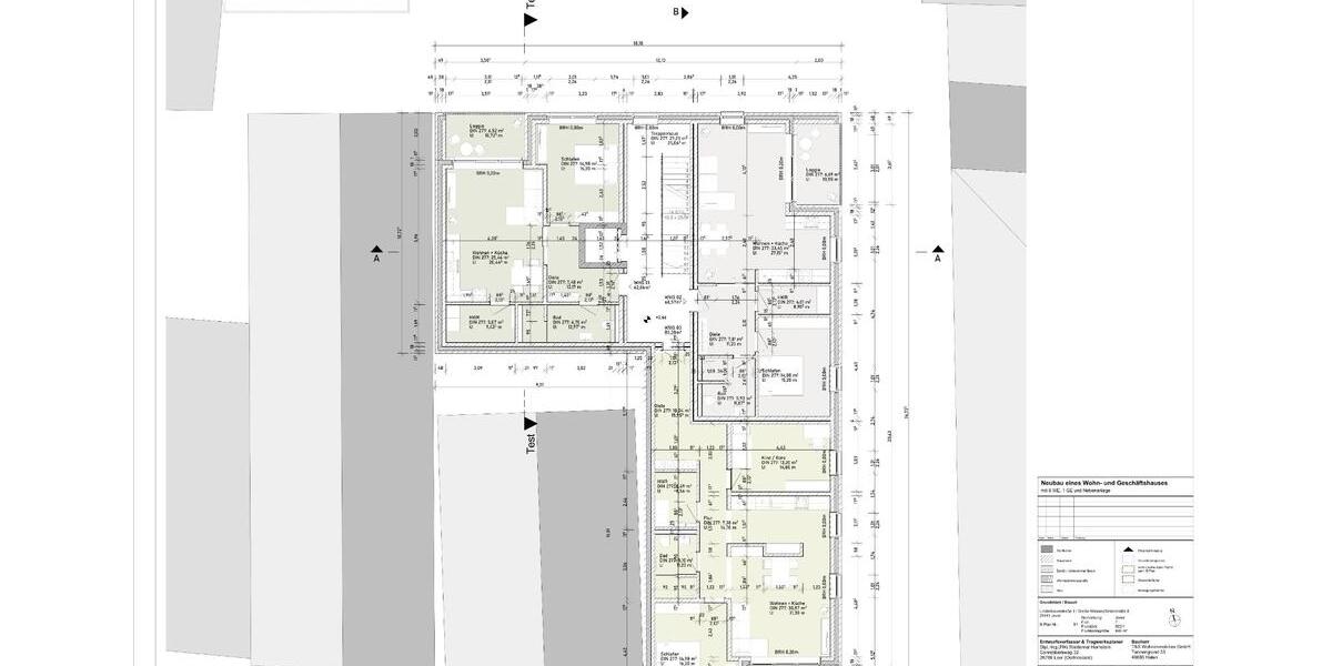 Etagenwohnung Jever - 2 Zimmer, 75 m&sup2;, 1.000&euro; | Angebot:25207961