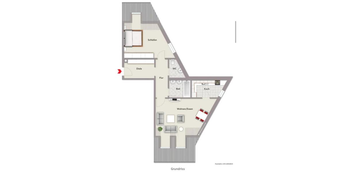 Etagenwohnung Trostberg - 2 Zimmer, 67 m&sup2;, 900&euro; | Angebot:25046865