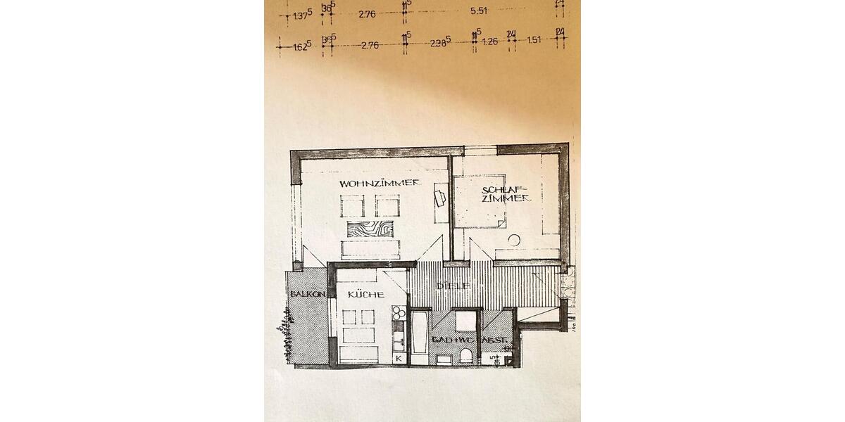 Etagenwohnung Landshut Landshut-West - 2 Zimmer, 65 m&sup2;, 650&euro; | Angebot:26477241