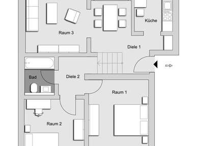 Wohnung Koblenz Horchheim - 3 Zimmer, 65 m&sup2;, 669&euro; | Angebot:27291821