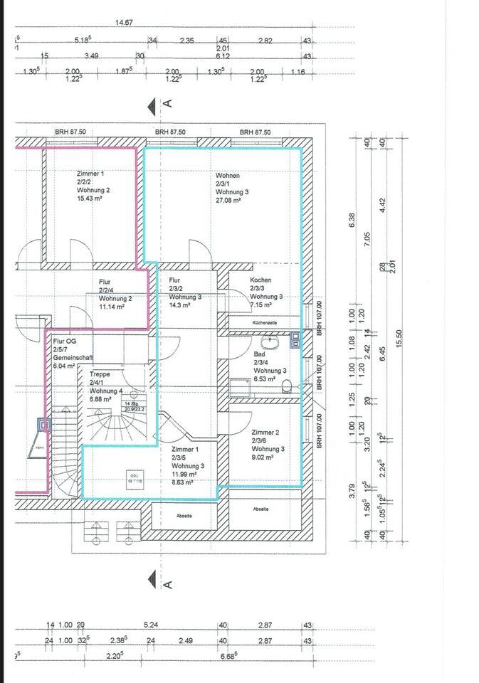 3 -RaumWohnung ab 01.10. zu vermieten in Blankenfelde