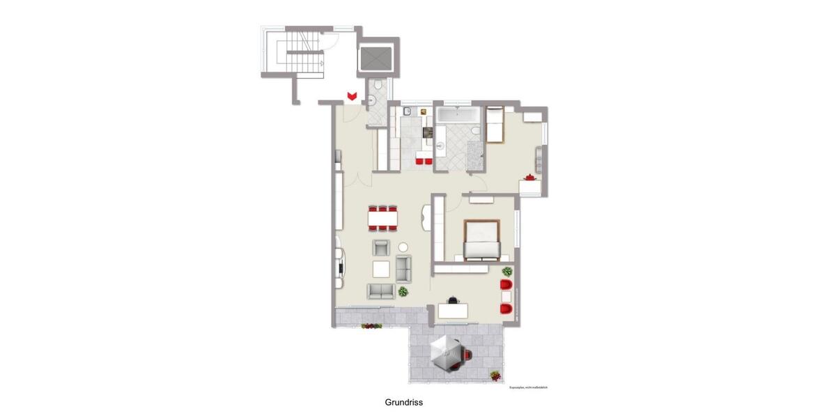 Etagenwohnung Rottweil - 4 Zimmer, 125 m&sup2;, 1.625&euro; | Angebot:24355878