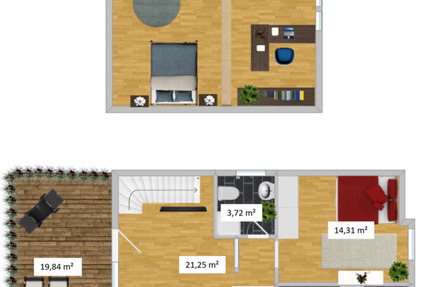 Gemütliche 3-Zimmer-Whg mit großem Balkon, Haustiere auf Anfrage 3 zimmer
