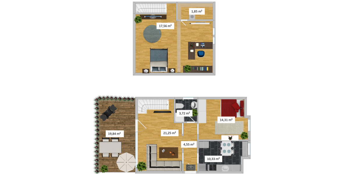 Gemütliche 3-Zimmer-Whg mit großem Balkon, Haustiere auf Anfrage 3 zimmer