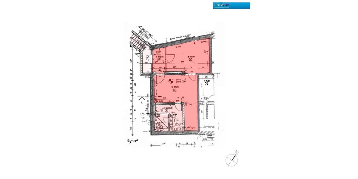 Gewerbeobjekt Weimar Westvorstadt - 2 Zimmer, 58 m&sup2;, 520&euro; | Angebot:26902139