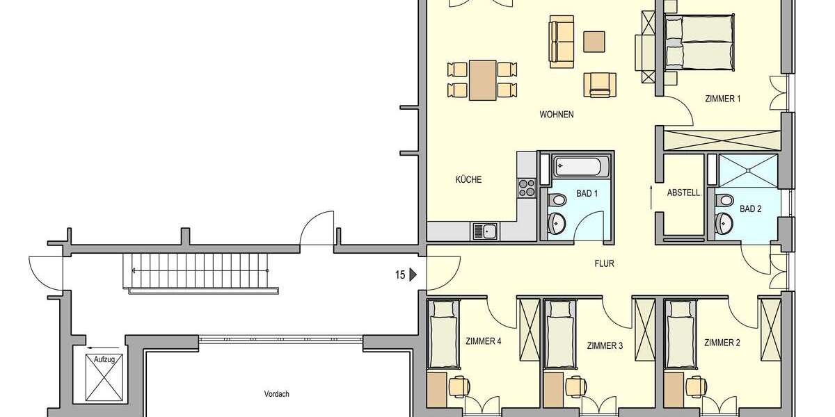 Etagenwohnung Weinböhla - 5 Zimmer, 133 m&sup2;, 1.563&euro; | Angebot:24456650