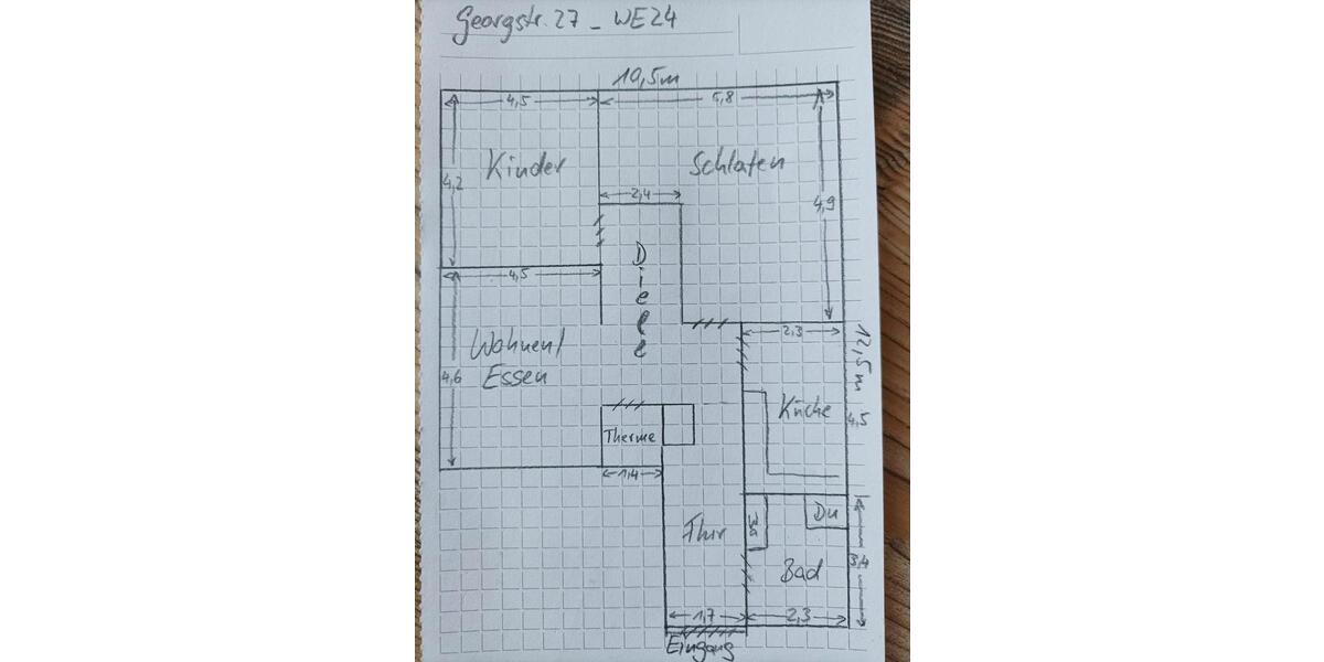 Etagenwohnung Eisfeld - 3 Zimmer, 105 m&sup2;, 625&euro; | Angebot:26185624