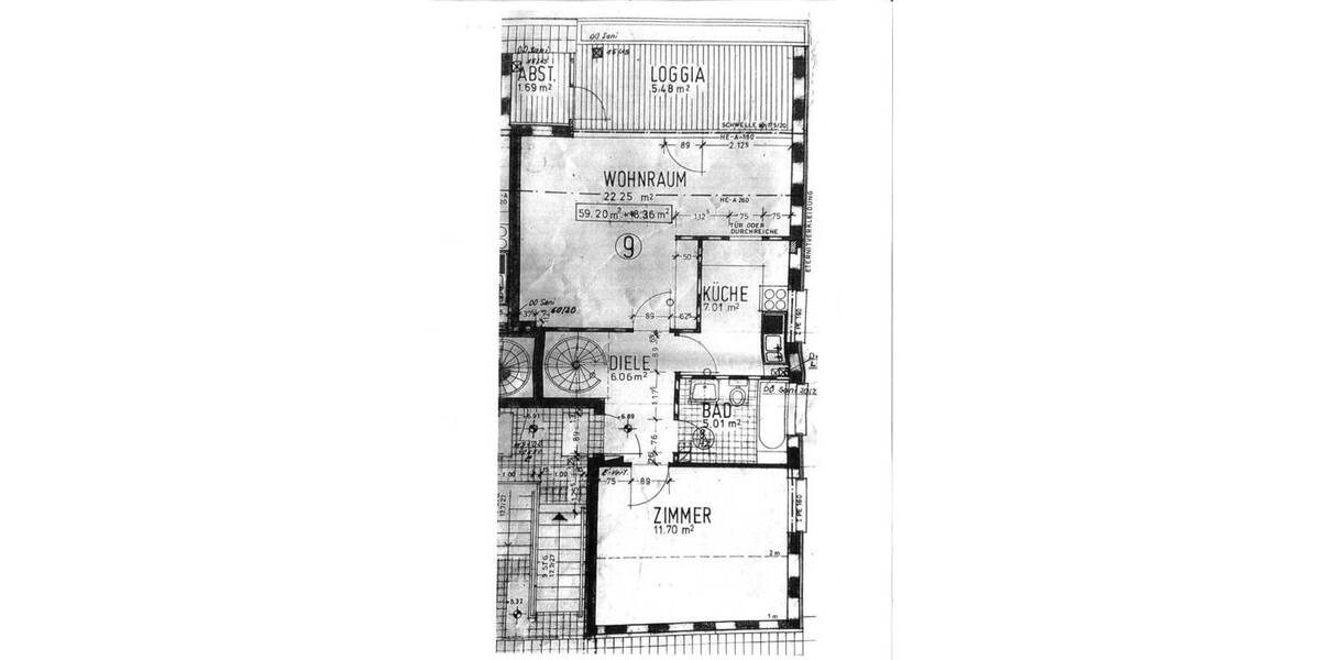 Etagenwohnung Großhansdorf - 3 Zimmer, 77 m&sup2;, 1.092&euro; | Angebot:26080256
