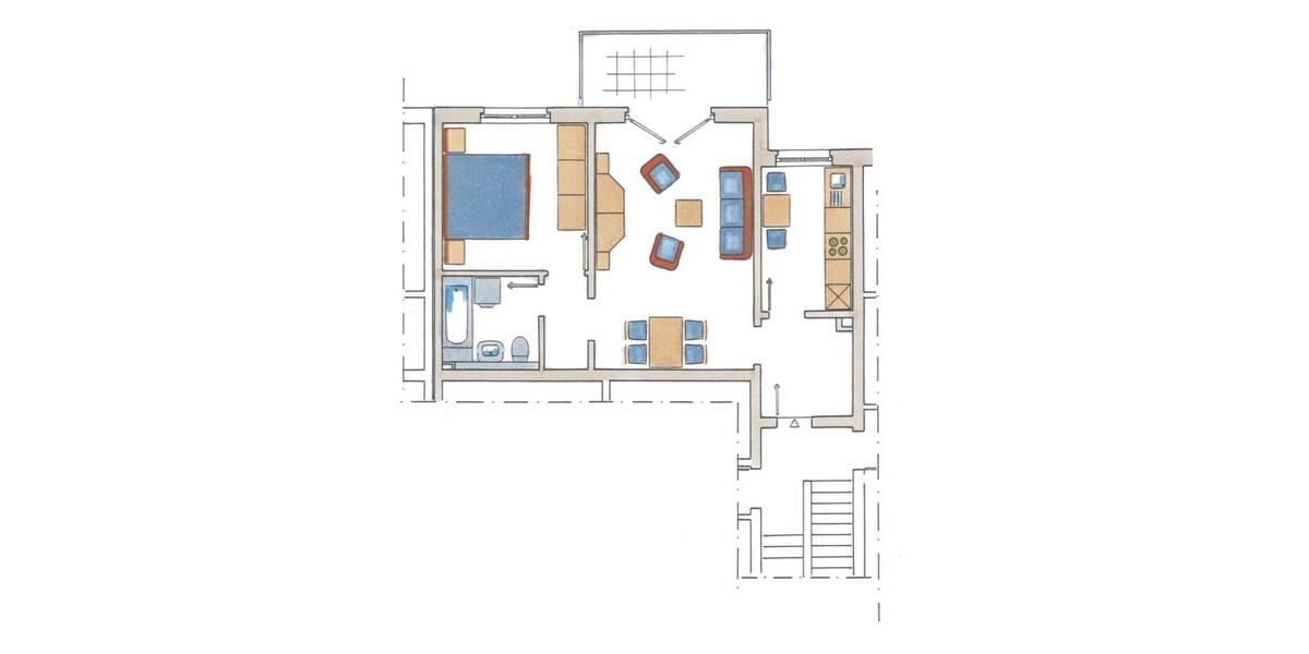 Etagenwohnung Kerpen Buir - 2 Zimmer, 61 m&sup2;, 715&euro; | Angebot:26652867
