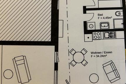 Wohnung zu vermieten 1 zimmer