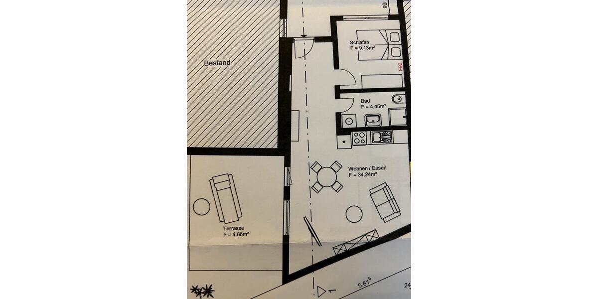 Wohnung zu vermieten 1 zimmer