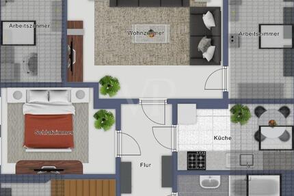 Wohnung Senftenberg - 2 Zimmer, 70 m&sup2;, 420&euro; | Angebot:25834234