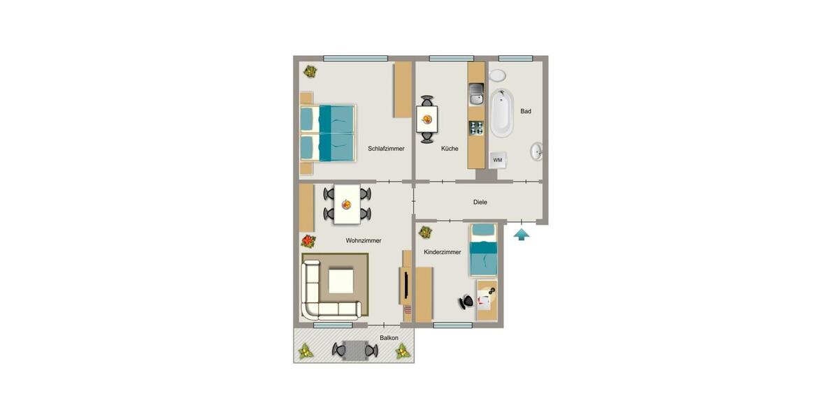 Bringen Sie Ihr Herz mit, es wird sich wohlfühlen! 3 zimmer