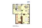 Etagenwohnung Bocholt Stenern - 2 Zimmer, 53 m&sup2;, 449&euro; | Angebot:26593129