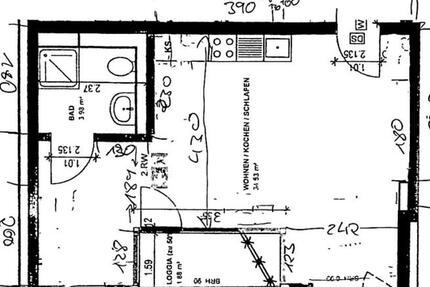 Appartment in Köln-Raderberg zur Zwischenmiete 1 zimmer
