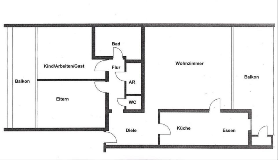 Etagenwohnung Ennepetal - 3 Zimmer, 148 m&sup2;, 1.184&euro; | Angebot:26030140
