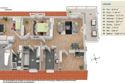 Wohnung zum Mieten in Mainz 1.450 € 93 m² 4 zimmer