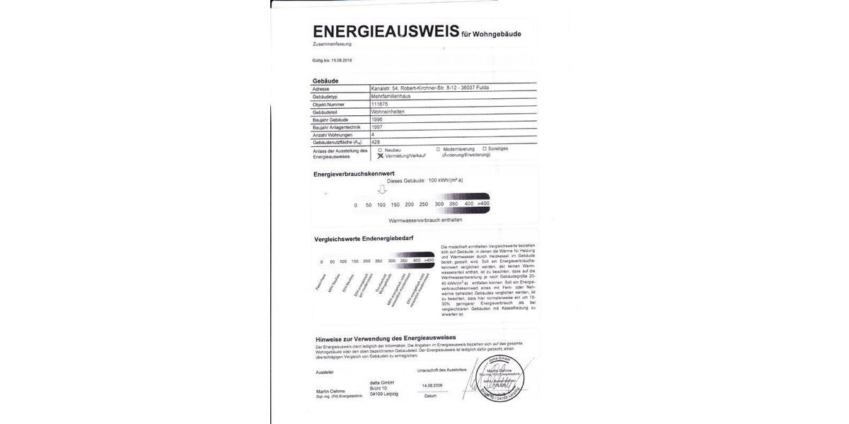 Etagenwohnung Fulda - 2 Zimmer, 44 m&sup2;, 600&euro; | Angebot:25804621