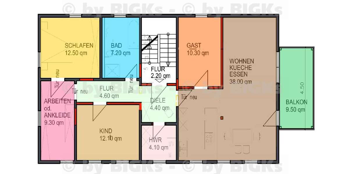 BIGKs - Zella-Mehlis: 4 Raumwohnung mit Balkon und Saunazimmer (;-) - Etagenwohnung Zella-Mehlis OT Mehlis | Angebot:27212621