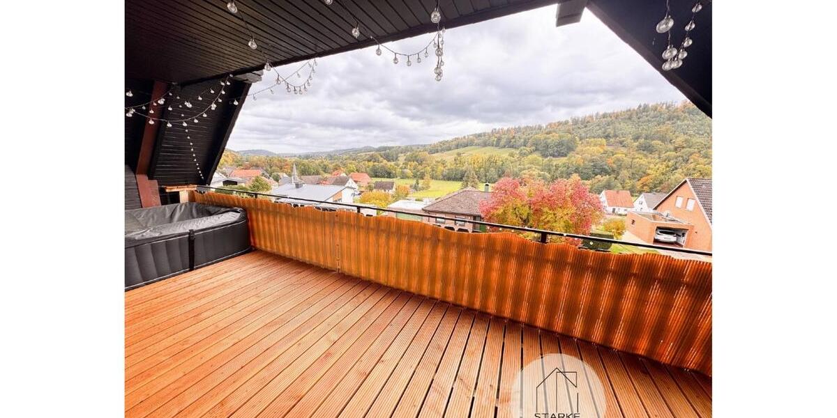 **Gemütliche 3 Zi-Dachgeschosswohnung mit malerischen Loggia-Ausblick bei Bodenwerder zu vermieten** 3 zimmer