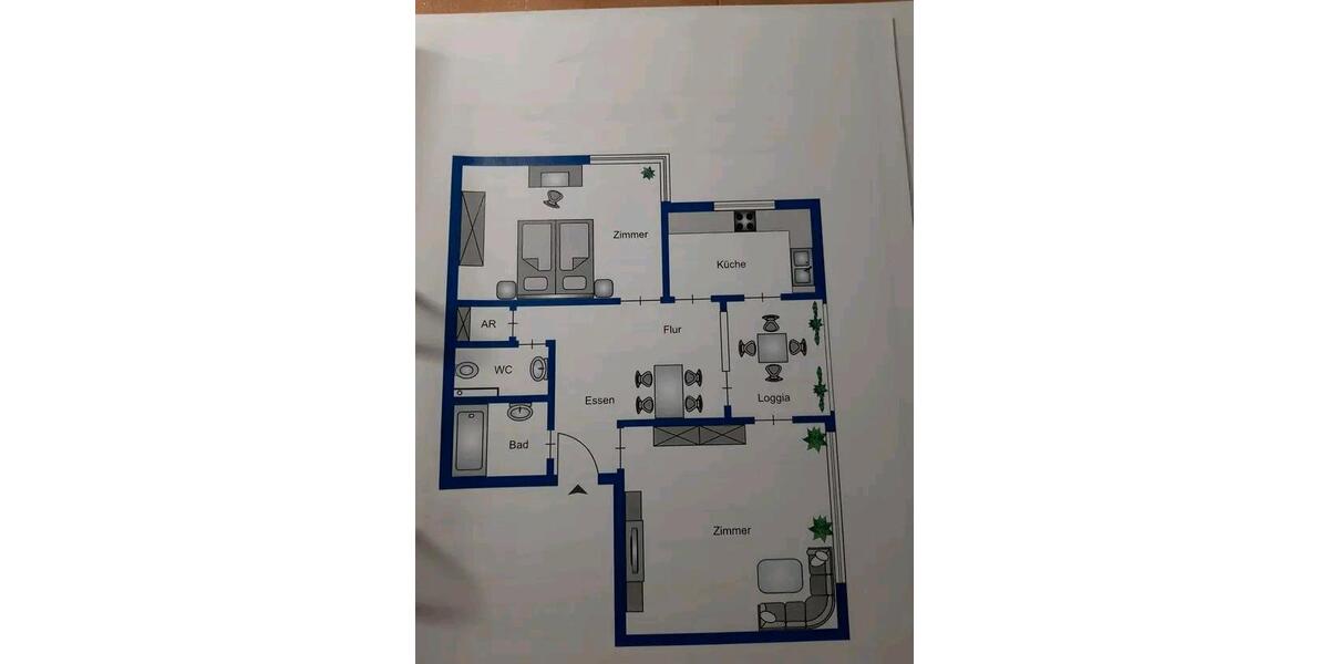 Attraktive 2-Zimmer-Wohnung mit Balkon in Duisburg 2 zimmer