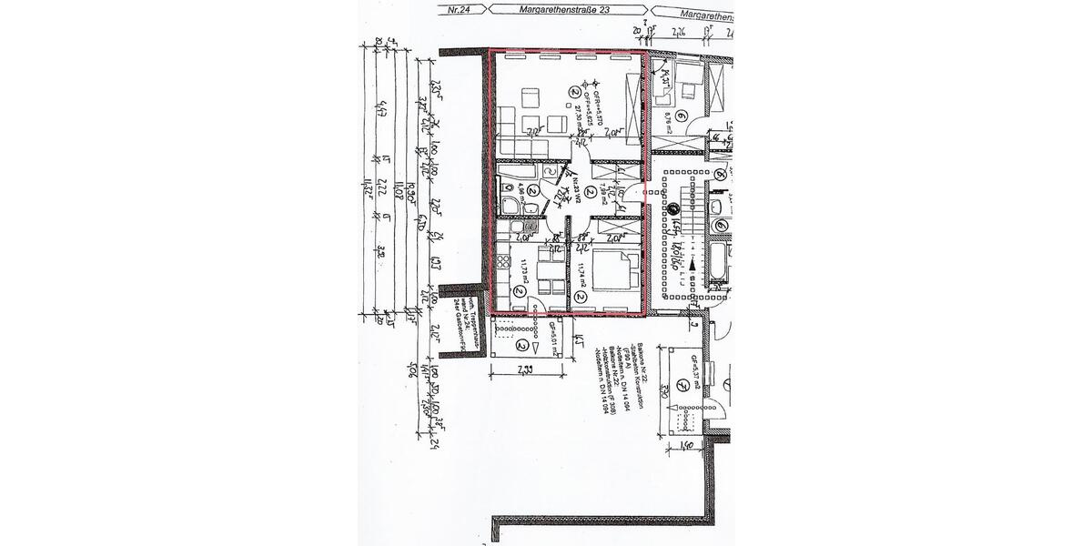 Etagenwohnung Kahla - 3 Zimmer, 66 m&sup2;, 500&euro; | Angebot:26225834