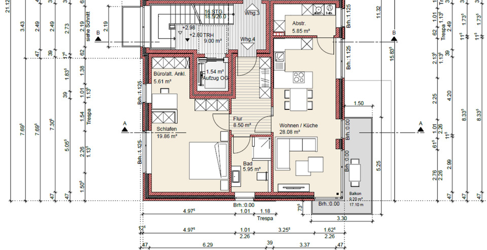 Etagenwohnung Lorup - 2 Zimmer, 73 m&sup2;, 865&euro; | Angebot:23842851