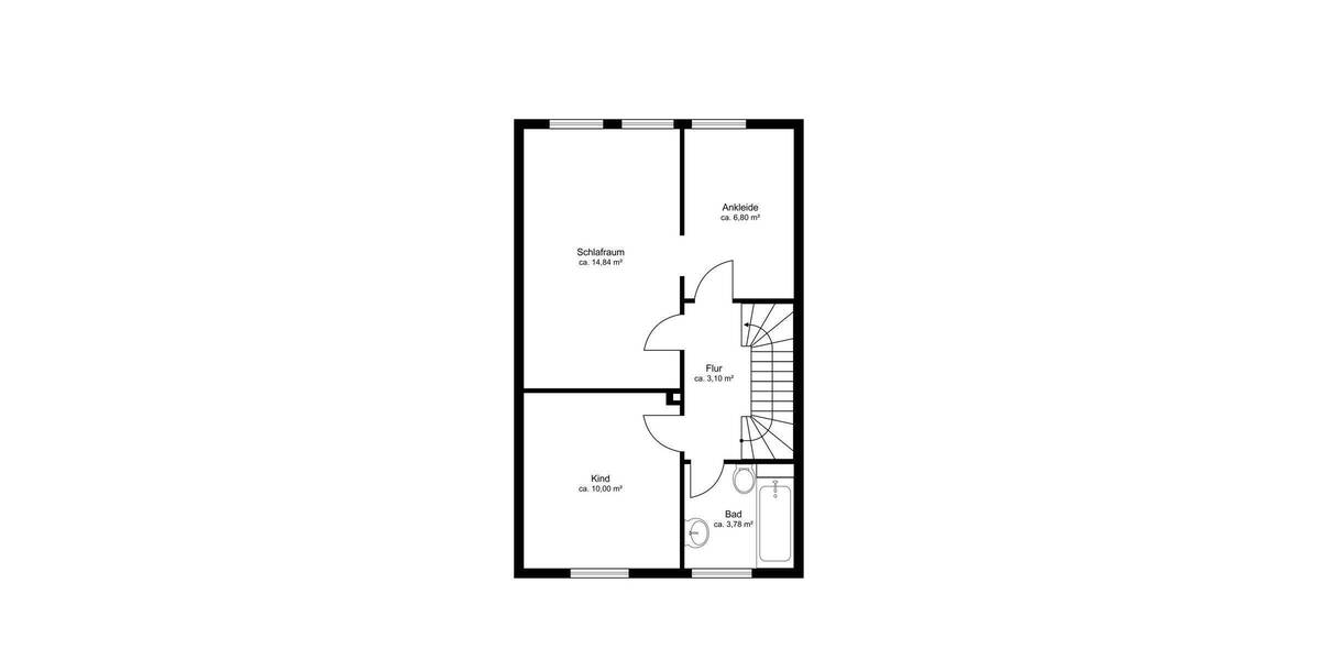Reihenmittelhaus Bremen Tenever - 4 Zimmer, 110 m&sup2;, 1.100&euro; | Angebot:26862817