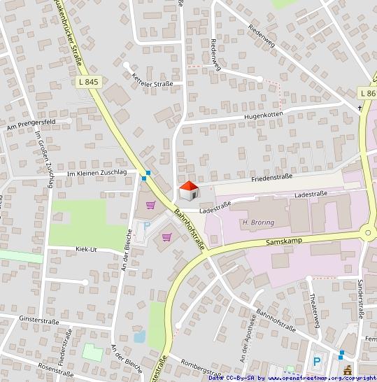 Etagenwohnung Dinklage - 2 Zimmer, 65 m&sup2;, 550&euro; | Angebot:26283535