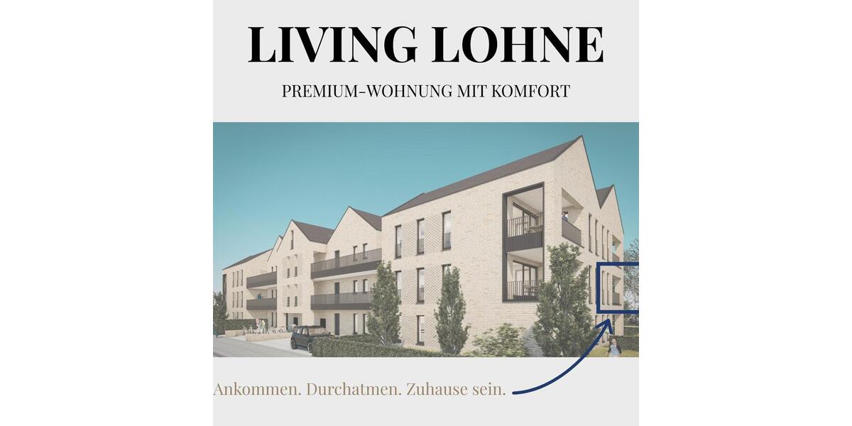 Etagenwohnung Wietmarschen - 3 Zimmer, 107 m&sup2;, 1.149&euro; | Angebot:24480565