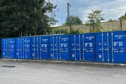 Übersee-Container Lagerfläche zimmer