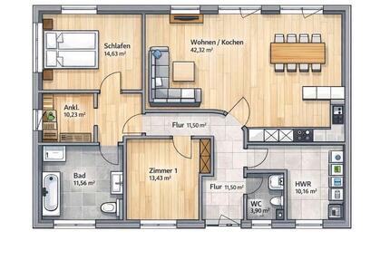 Luxuriöse Haushälfte in Hohenwestedt 3 zimmer