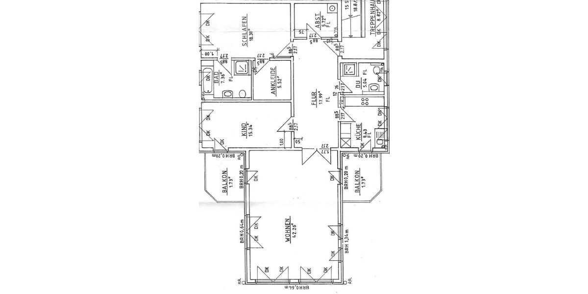 Etagenwohnung Hamburg Wandsbek - 3 Zimmer, 127 m&sup2;, 2.000&euro; | Angebot:26676805