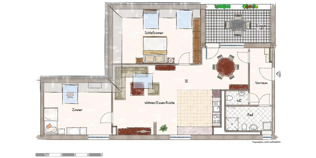 Dachgeschoßwohnung Berchtesgaden - 3 Zimmer, 99 m&sup2;, 1.790&euro; | Angebot:25866604