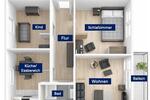 Etagenwohnung Türkheim - 3 Zimmer, 75 m&sup2;, 830&euro; | Angebot:26557766