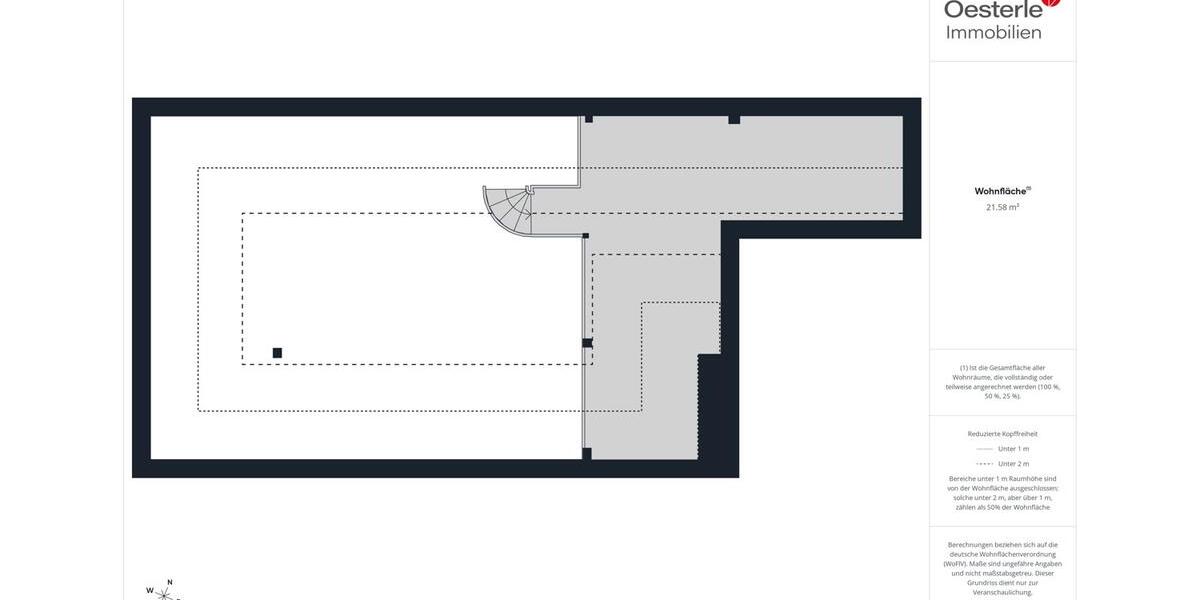 Dachgeschoßwohnung Leutkirch im Allgäu - 2 Zimmer, 100 m&sup2;, 950&euro; | Angebot:25900791