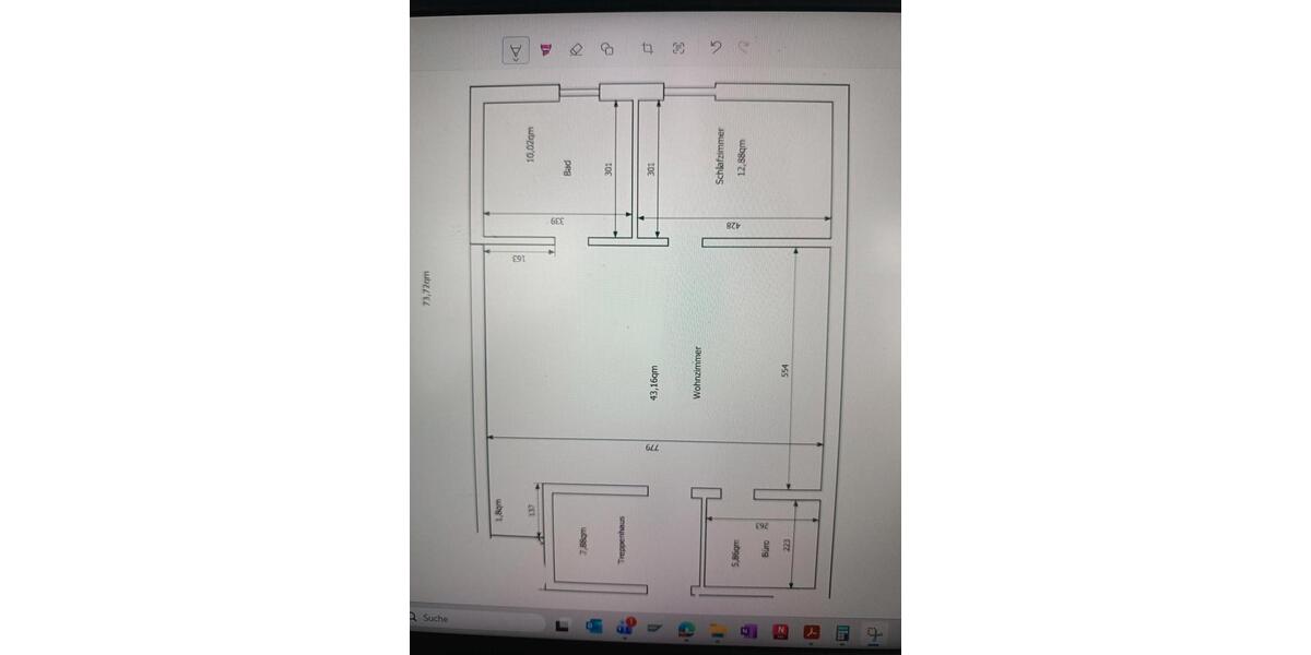 Dachgeschoßwohnung Pfungstadt - 3 Zimmer, 66 m&sup2;, 1.100&euro; | Angebot:26388736