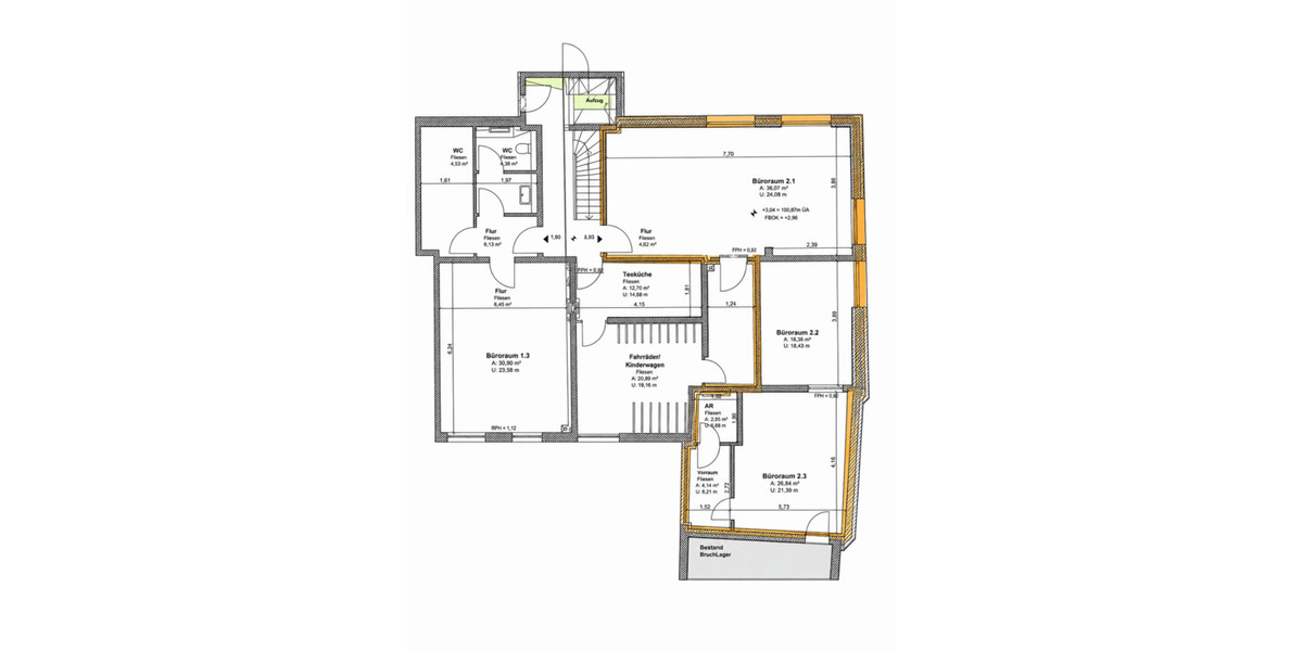 Etagenwohnung Gengenbach Ziegelhof - 3 Zimmer, 90 m&sup2;, 1.080&euro; | Angebot:26804461