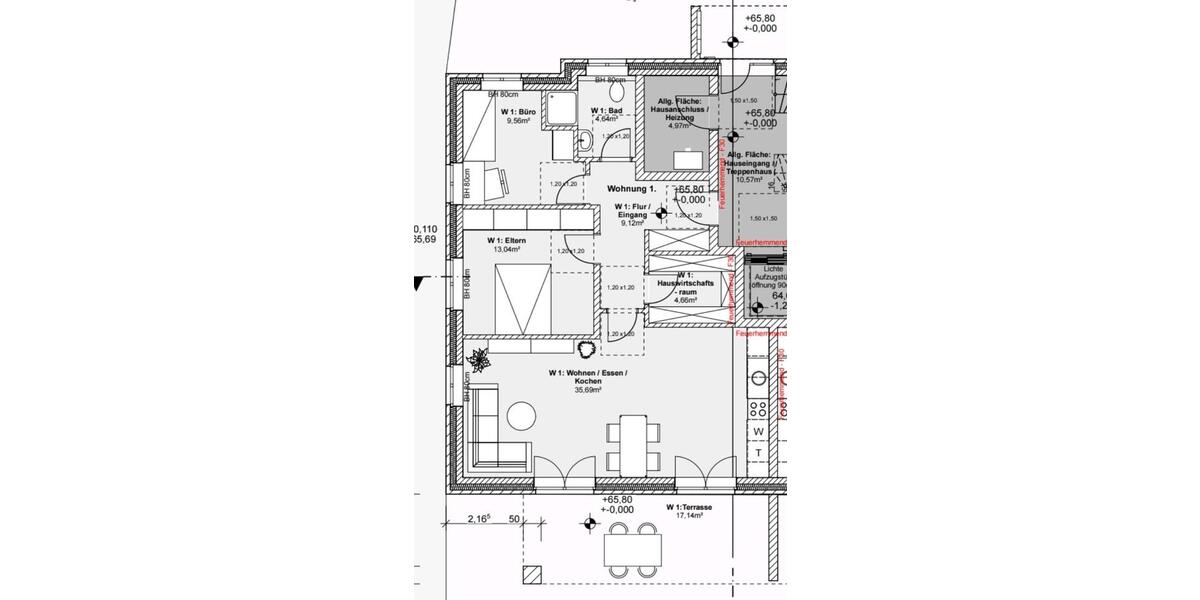 Dachgeschoßwohnung Wassenberg - 3 Zimmer, 937&euro; | Angebot:23117442