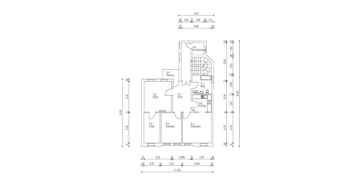 Modern sanierte 4 Raum-Wohnung mit Balkon und schickem Bad! - Etagenwohnung Gera Ostviertel | Angebot:26764737