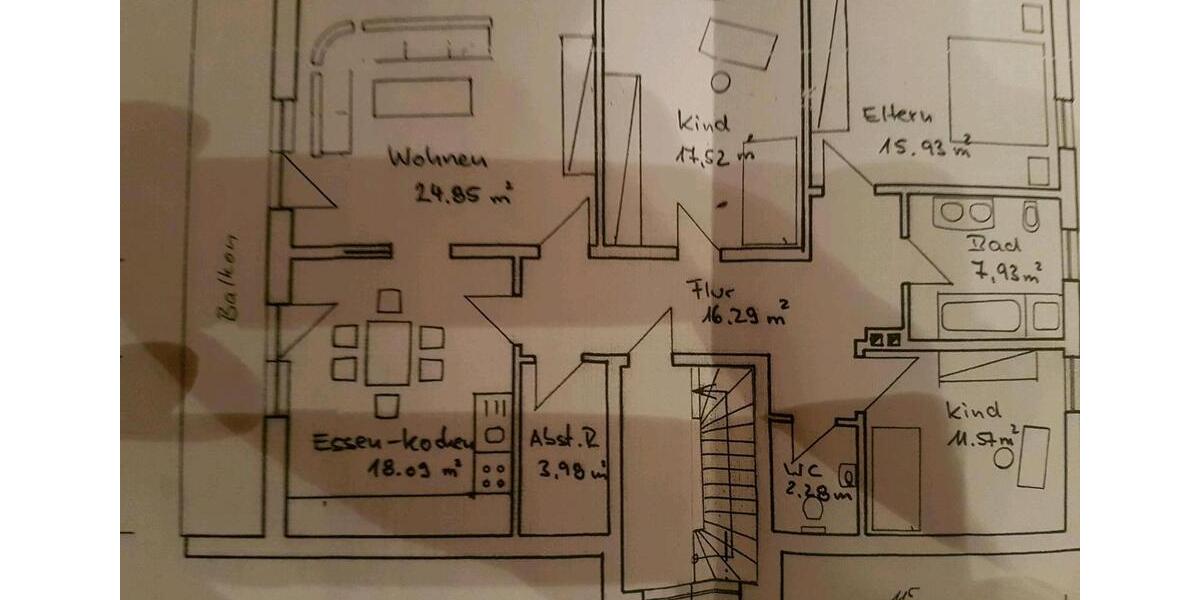 Dachgeschoßwohnung Walderbach - 4 Zimmer, 120 m&sup2;, 750&euro; | Angebot:26023297