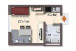 Etagenwohnung Linden - 1 Zimmer, 15 m&sup2;, 620&euro; | Angebot:26593150