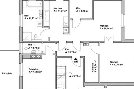 Wohnung Jena - 4.5 Zimmer, 110 m&sup2;, 1.250&euro; | Angebot:25103950