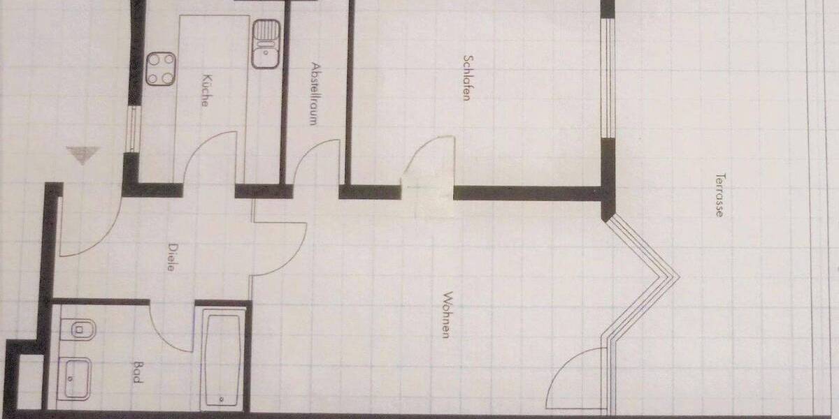 Terrassenwohnung Nürnberg Maxfeld - 2 Zimmer, 76 m&sup2;, 999&euro; | Angebot:26154503