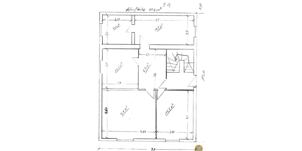 Etagenwohnung Lampertheim - 3 Zimmer, 82 m&sup2;, 850&euro; | Angebot:24981603
