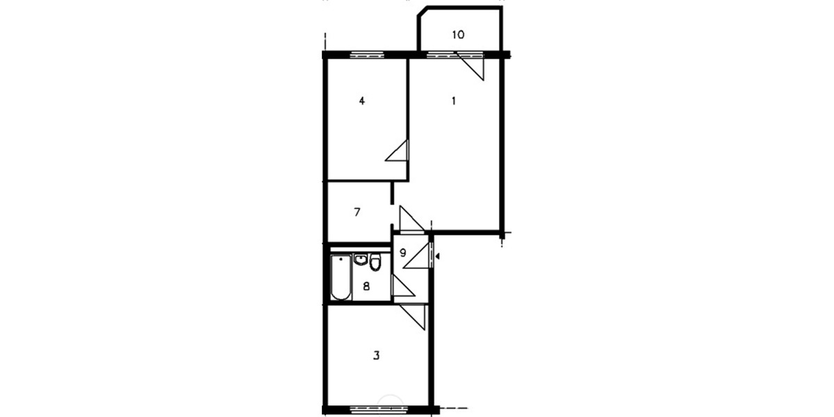 Etagenwohnung Reichenbach im Vogtland - 3 Zimmer, 55 m&sup2;, 318&euro; | Angebot:25271893