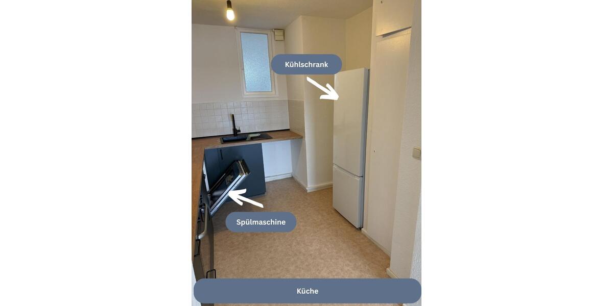 Etagenwohnung Braunschweig Lehndorf-Watenbüttel - 1 Zimmer, 40 m&sup2;, 480&euro; | Angebot:26040388